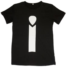 "A Loose i" Black T-Shirt (Front)